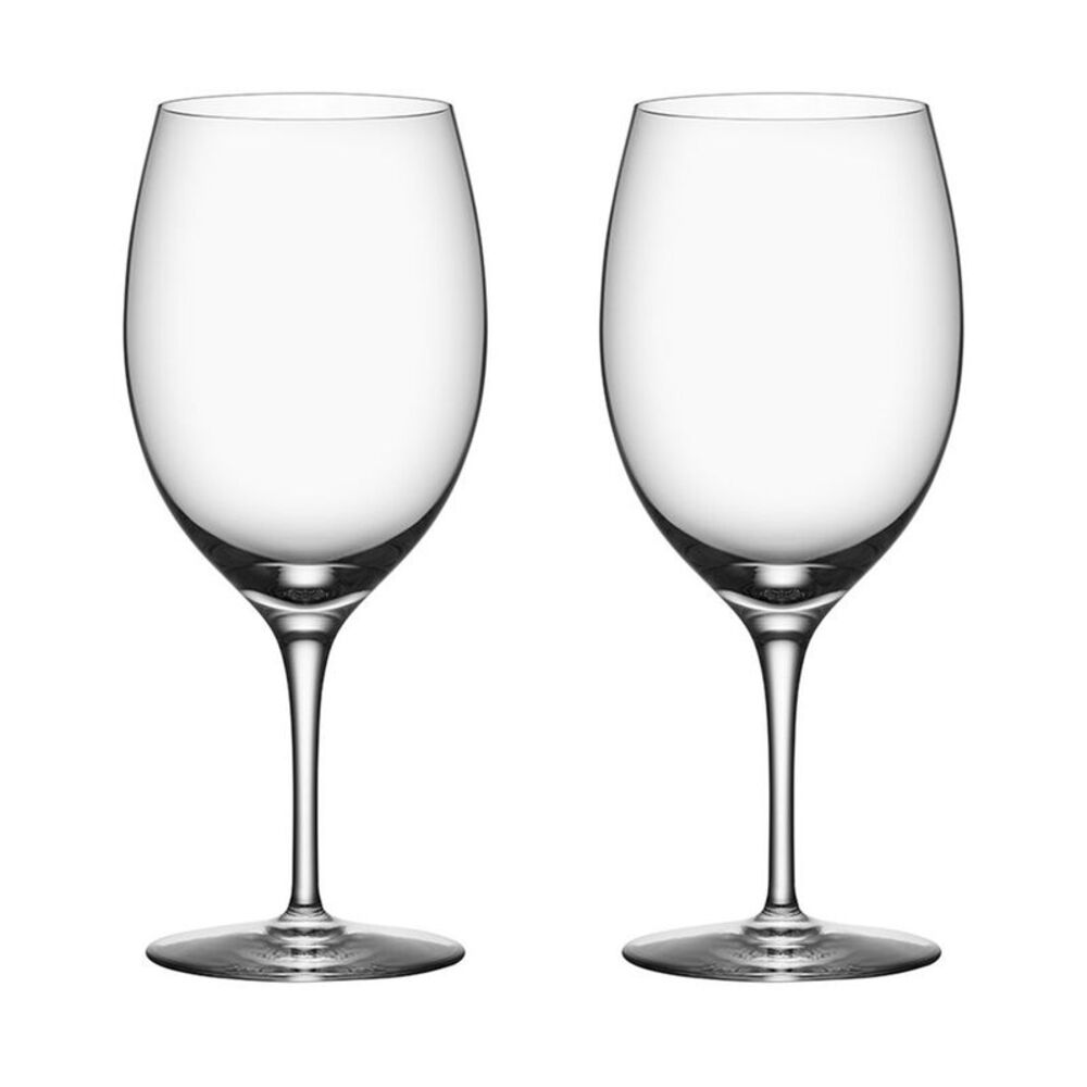 Orrefors Set Of 2 Premier Cabernet Glasses